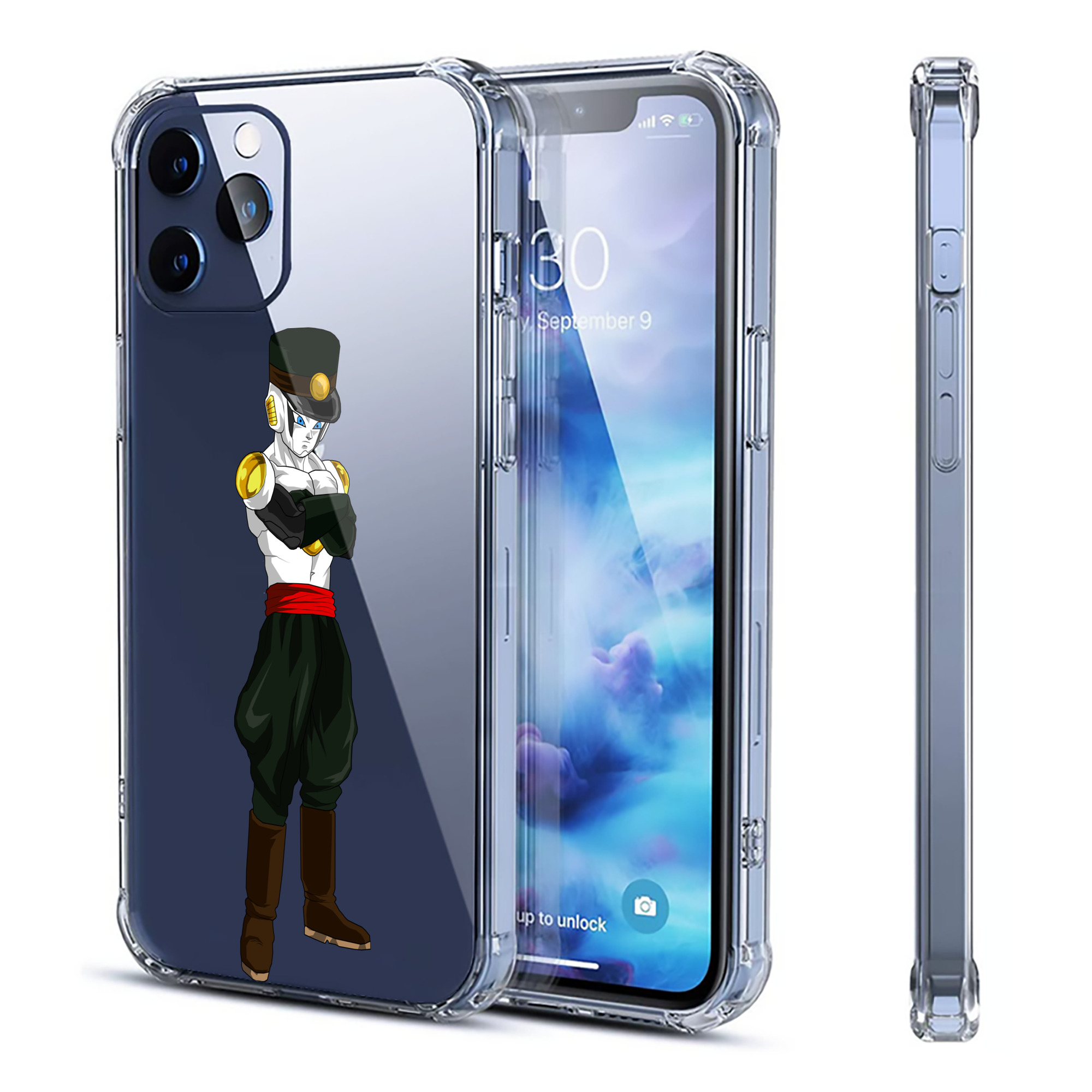 （画像用） ドラゴンボール DRAGON BALL 【iPhone 12シリーズ対応】透明スマホケース（クリアソフトケース）